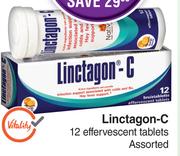 Linctagon C Assorted-For 2 x 12 Effervescent Tablets 