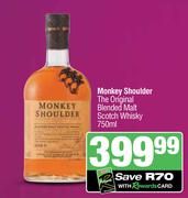 Monkey Shoulder The Original Blended Malt Scotch Whisky-750ml