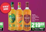 Grant's Triple Wood Blended Scotch Whisky (Incl. Flavours)-750ml Each
