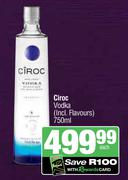Ciroc Vodka (Incl. Flavours)-750ml Each