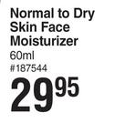 Nature's Nourishment Normal To Dry Skin Face Moisturizer-60ml