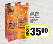 Liqui Fruit 100% Fruit Juice Blend (Assorted)-For Any 2  x1Ltr