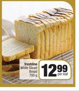 Freshline White Sliced Bread-700g Per Loaf