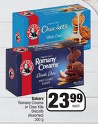 Bakers Romany Creams Or Choc Kits Biscuits (Assorted)-200g Each