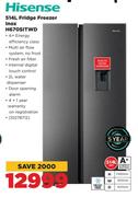 Hisense 514L Fridge Freezer Inox H670SITWD