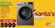 Hisense 9Kg Front Load Washer WFP9012VMT