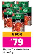 Rhodes Tomato & Onion Mix-For 6 x 410g