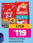 Catmor Cat Food Assorted-For 2 x 1.5Kg