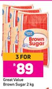 Great Value Brown Sugar-For 3 x 2Kg
