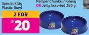 Special Kitty Plastic Bowl-For 2