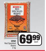 Spar Red Speckled Beans-2Kg Each