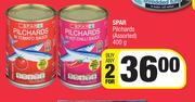 Spar Pilchards Assorted-For Any 2 x 400g