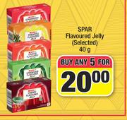 Spar Flavoured Jelly-For Any 5 x 40g