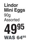Lindt Lindor Mini Eggs Assorted-90g