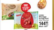 Lindt Lindor Mini Eggs For Egg Hunt Assorted-300g Each