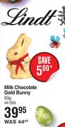 Lindt Milk Chocolate Gold Bunny-50g