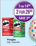 Pringles Assorted-For 2 x 42g