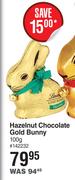 Lindt Hazelnut Chocolate Gold Bunny-100g