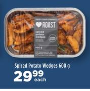 Spiced Potato Wedges-600g Each