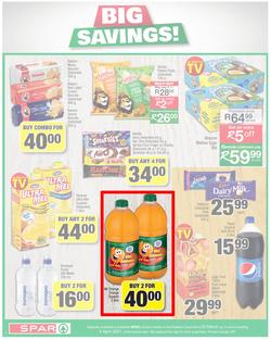 SPAR EASTERN CAPE : Your One Stop Easter Shop (23 March - 5 April 2021) Valid in Amahlathi, Bedford, Buffalo, Cala, Centane, Kwa-Fetting, Komga, Nemato, Patensie, page 2