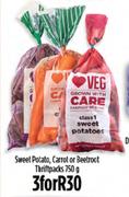 Sweet Potato, Carrot Or Beetroot Thriftpacks-3x750g