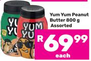 Yum Yum Peanut Butter Assorted-800g Each