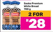 Sasko Premium White Bread-For 2 x 700g