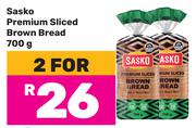 Sasko Premium Sliced Brown Bread-For 2 x 700g