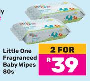 Little One Fragranced Baby Wipes-For 2 x 80's Packs