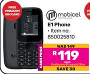 Mobicel E1 Phone 850025810