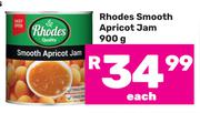 Rhodes Smooth Apricot Jam-900g