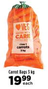 Carrot Bags-3kg Each