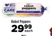Robot Peppers-Each