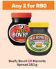 Beefy Bovril Or Marmite Spread-For Any 2 x 250g