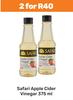 Safari Apple Cider Vinegar-For 2 x 375ml