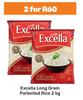 Excella Long Grain Parboiled Rice-For 2 x 2Kg