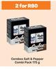 Cerebos Salt & Pepper Combi Pack-For 2 x 175g