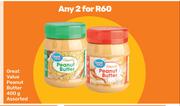 Great Value Peanut Butter Assorted-For Any 2 x 400g