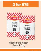 Sasko Cake Wheat Flour-For 2 x 2.5Kg