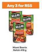 Miami Boerie Relish-For Any 3 x 410g