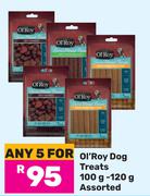 Ol'Roy Dog Treats Assorted-For 5 x 100g-120g