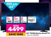 Samsung 43" (109cm) T5300 Series Smart TV