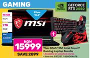 MSI Thin GF63 11SC Intel Core i7 Gaming Laptop Bundle