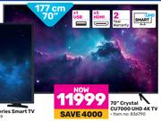 Samsung 70" (177cm) Crystal CU7000 UHD 4K TV