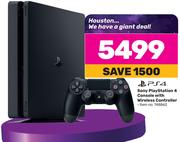Sony PS4 Console With Wireless Controller