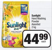 Sunlight Hand Washing Powder (Assorted)-2kg Each