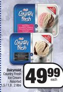 Dairymaid Country Fresh Ice Cream Assorted-1.5/1.8, 2Ltr Each