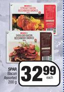 Spar Bacon Assorted-200g Each