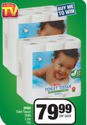 Spar Toilet Tissue Rolls 2 Ply 18's Pack-Per Pack