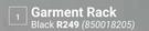 Garment Rack Black (850018205)